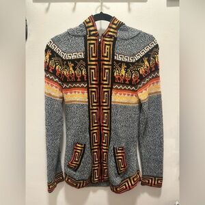 Handmade Folk Art Sweater Size XS/S